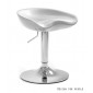 Scaun de bar / dining Oval Silver